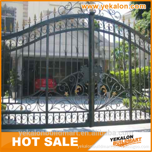 Free sample 2015 Latest design wrought cast iron fence